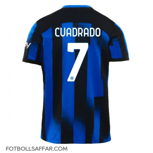 Inter Milan Juan Cuadrado #7 Hemmatröja 2023-24 Kortärmad